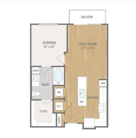 lyra on mckinney floorplan 1