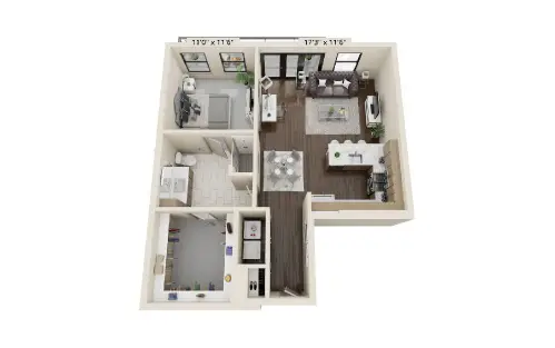 the drake white rock dallas floorplan 3