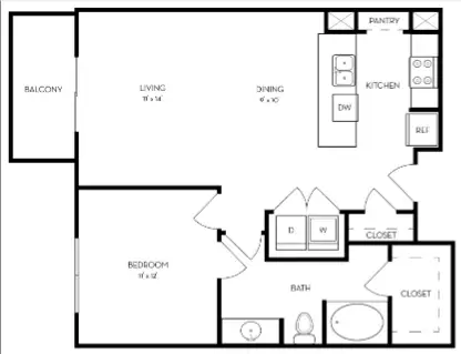 the dylan dallas floorplan 1