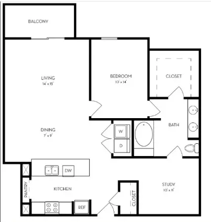 the dylan dallas floorplan 11