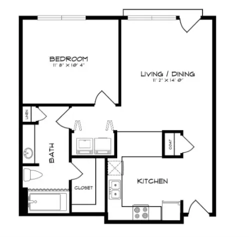 trails of white rock dallas floorplan 1