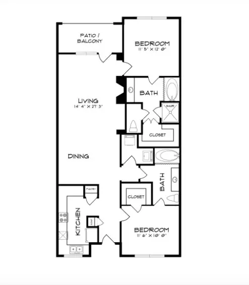 trails of white rock dallas floorplan 4