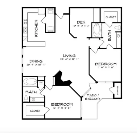 trails of white rock dallas floorplan 6