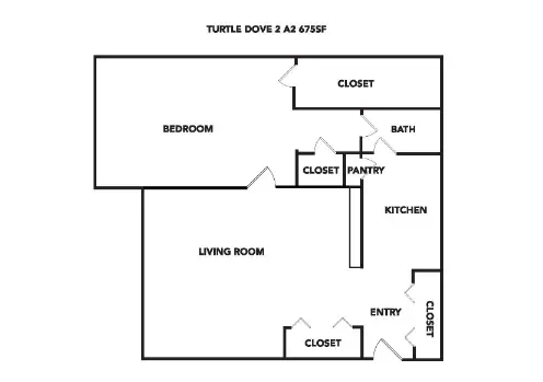 turtle dove apartments dallas floorplan 2