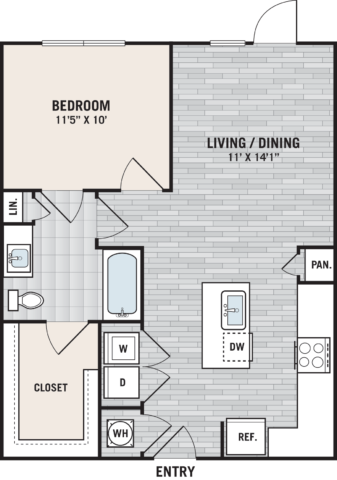 west love apartments dallas floor plan 3