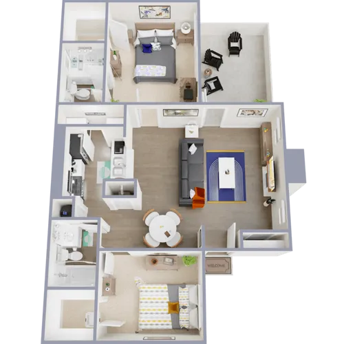 301 Greenville Apartments FloorPlan 2