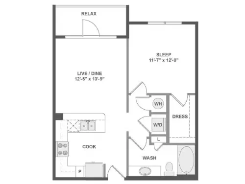 AMLI Frisco Crossing Floorplan 3