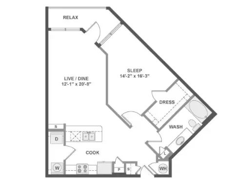 AMLI Frisco Crossing Floorplan 4