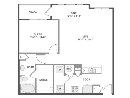 AMLI Frisco Crossing Floorplan 5