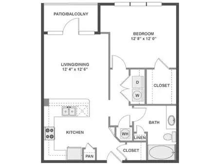 AMLI at the Ballpark Frisco FloorPlan 004