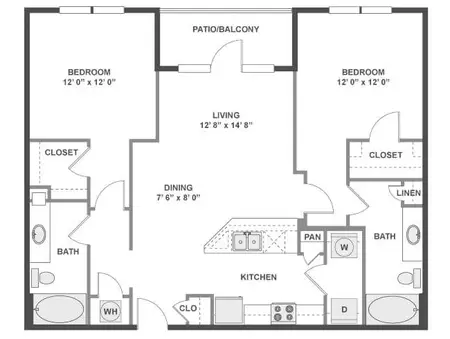 AMLI at the Ballpark Frisco FloorPlan 010