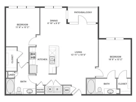 AMLI at the Ballpark Frisco FloorPlan 012