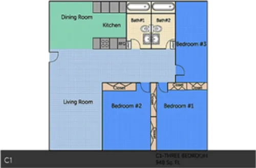 Adelaide Apartments Floorplan 5