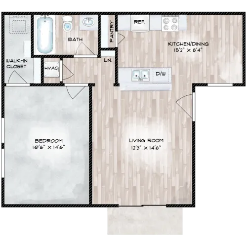 Aqua 16 Apartments floor plan 1