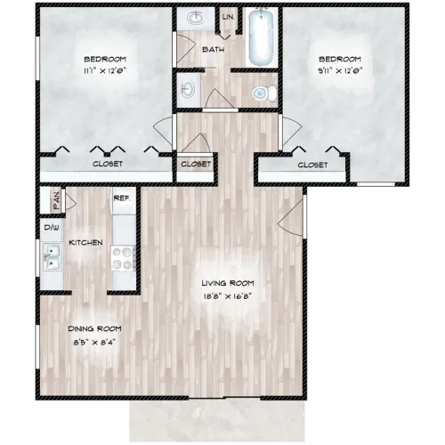 Aqua 16 Apartments floor plan 3