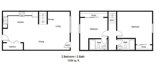 Asbury Place floor plan 1