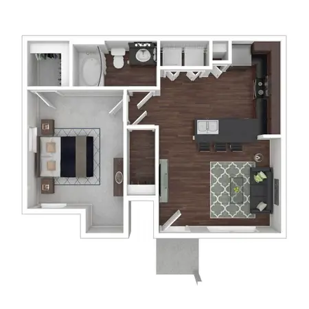 Ashwood Apartments Pflugerville FloorPlan 1