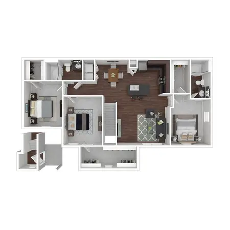 Ashwood Apartments Pflugerville FloorPlan 11