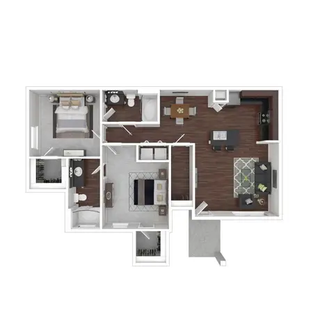 Ashwood Apartments Pflugerville FloorPlan 6