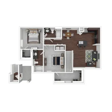 Ashwood Apartments Pflugerville FloorPlan 7