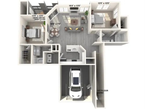 Avalon Addison floor plan 4