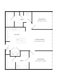 BRIO at Firewheel Floorplan 8