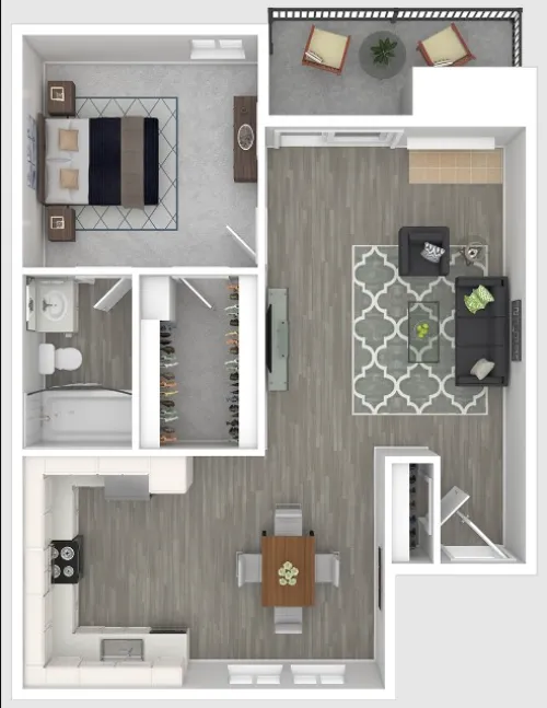 Bella Vista Carrollton floorplan 1