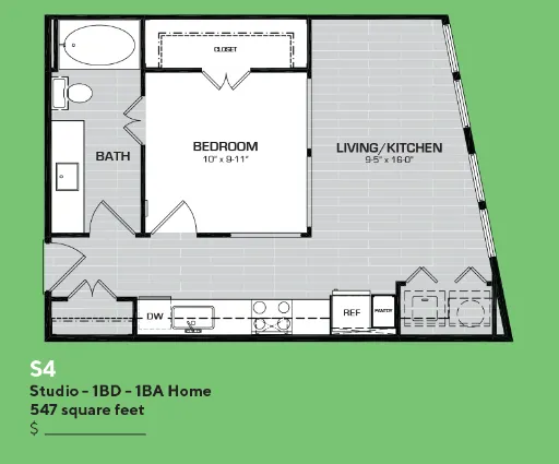 Bent Tree Lofts Floorplan 2