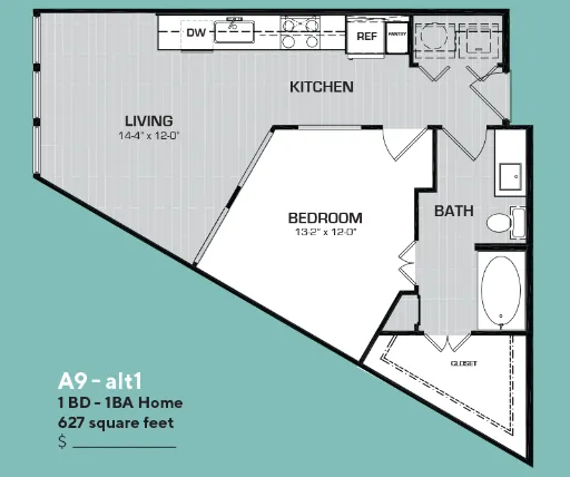 Bent Tree Lofts Floorplan 3