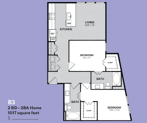 Bent Tree Lofts Floorplan 7