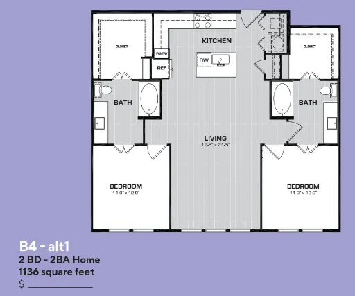 Bent Tree Lofts Floorplan 8