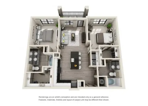 Bexley Round Rock floor plan 1