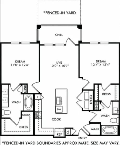 Bexley Round Rock floor plan 2