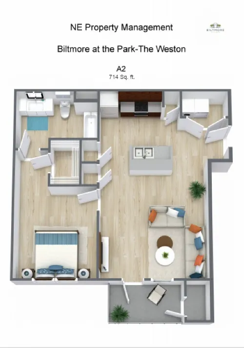 Biltmore at the Park floor plan 2