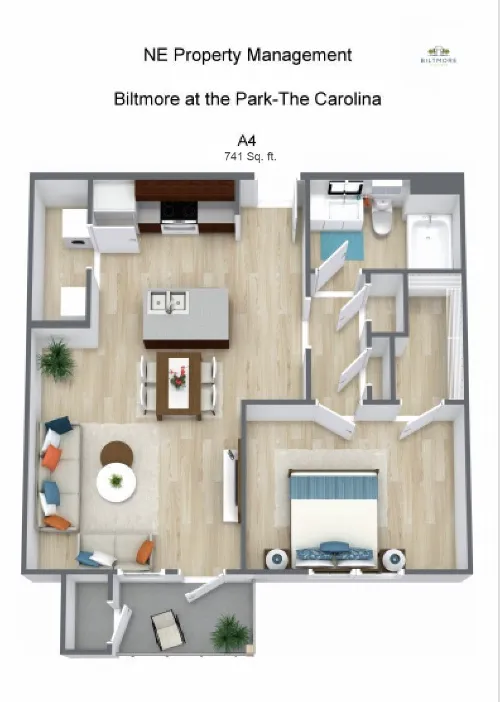 Biltmore at the Park floor plan 4