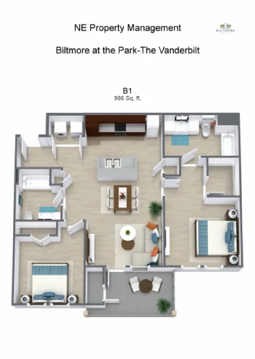 Biltmore at the Park floor plan 5