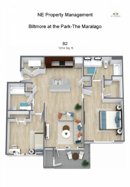 Biltmore at the Park floor plan 6