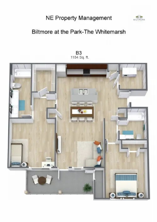 Biltmore at the Park floor plan 7