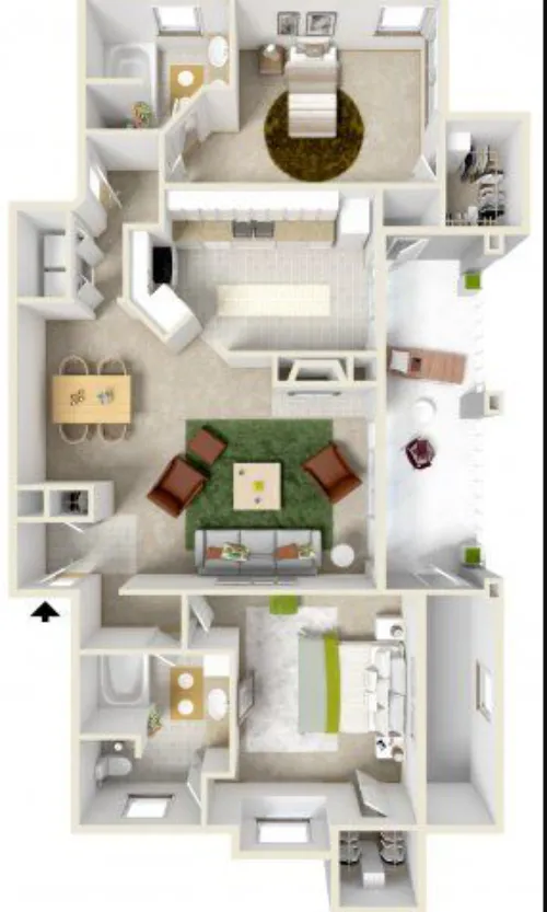 Bridge at Waters Park floorplan 7