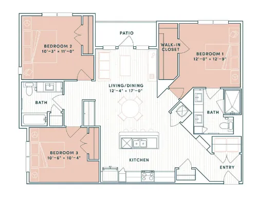 Brio floor plan 1