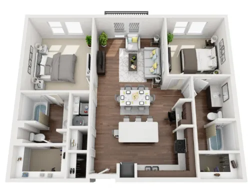 Burnet flats floorplan 7