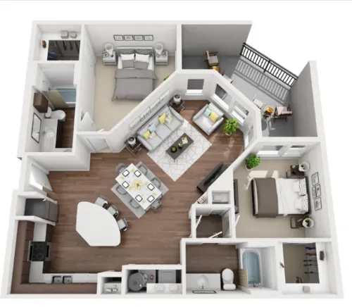 Burnet flats floorplan 8