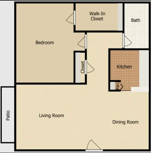 Cantera Apartment Homes Carrollton floorplan 1