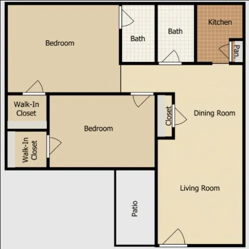 Cantera Apartment Homes Carrollton floorplan 2