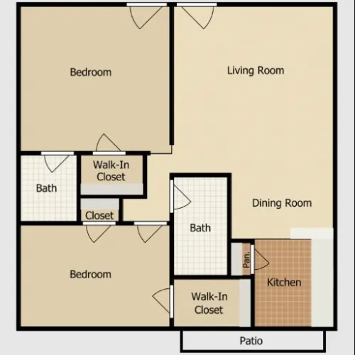 Cantera Apartment Homes Carrollton floorplan 4