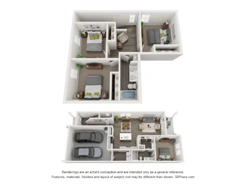 Caso university heights floorplan 3