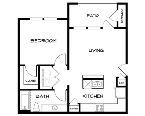 Cedar Springs Apartment Homes Floorplan 2