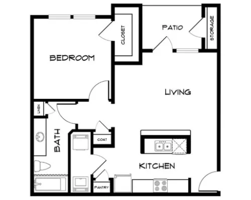 Cedar Springs Apartment Homes Floorplan 3