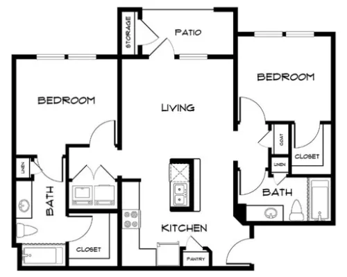 Cedar Springs Apartment Homes Floorplan 4