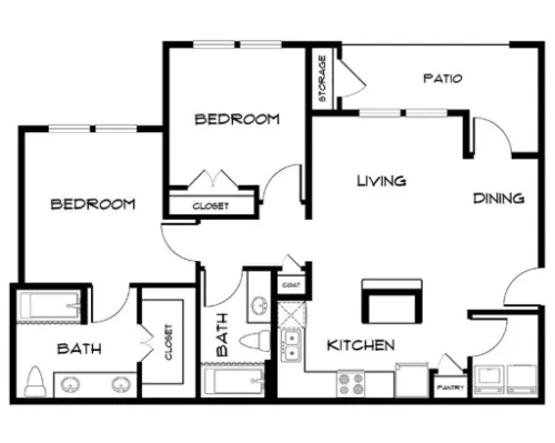 Cedar Springs Apartment Homes Floorplan 5